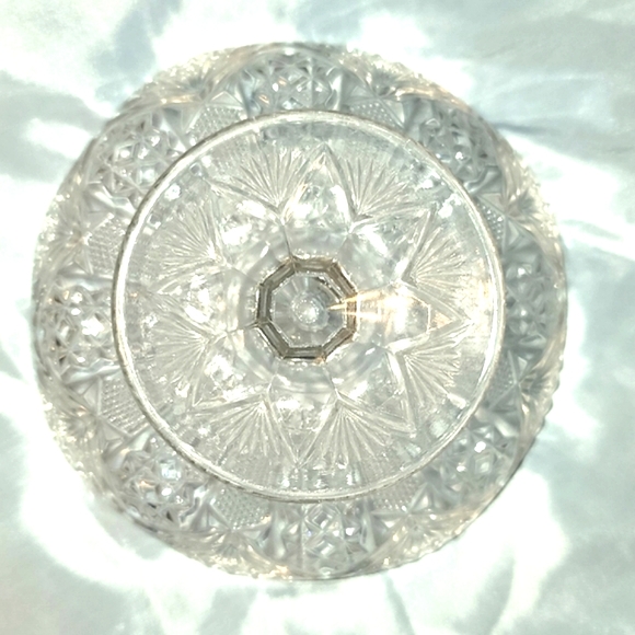 Antique EAPG pedestal compote #15088  'Panama' pattern ca.1904 - Picture 4 of 12